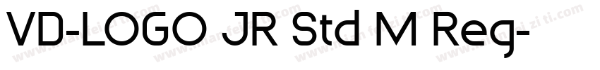 VD-LOGO JR Std M Reg字体转换